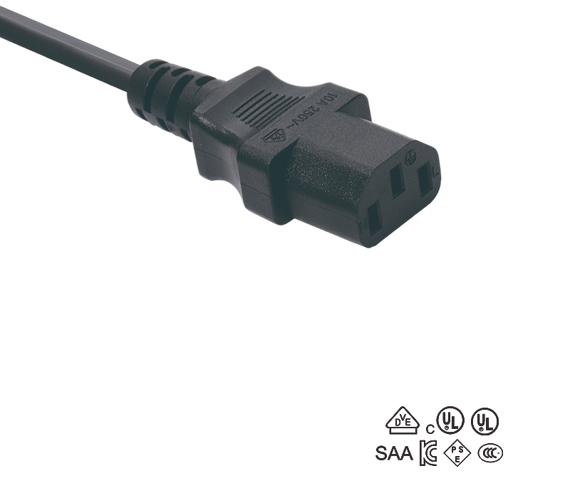 Гнездо C13 соединителя JT-ST3 IEC женское для универсальных стандартов