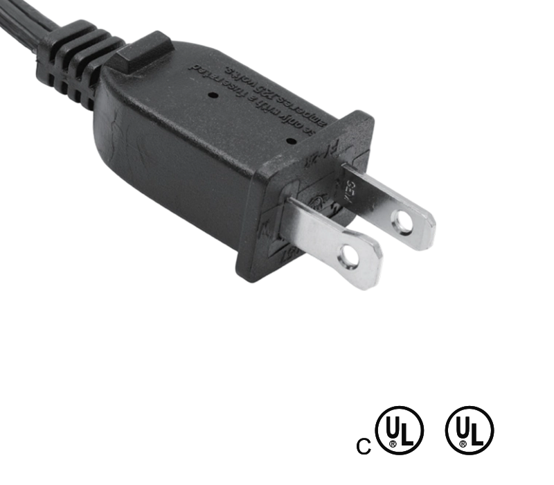 FY-2R 13A 125V Двухконтактная вилка американского стандарта с предохранителем