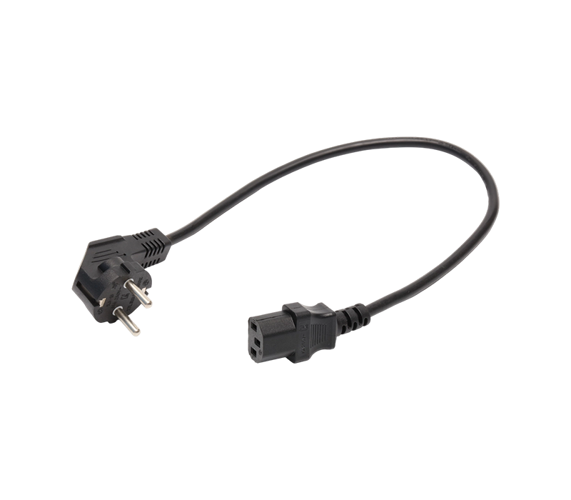 K3-15+JT-ST3 16A 250V Трехконтактная корейская угловая вилка под углом 90 градусов с разъемом IEC C13
