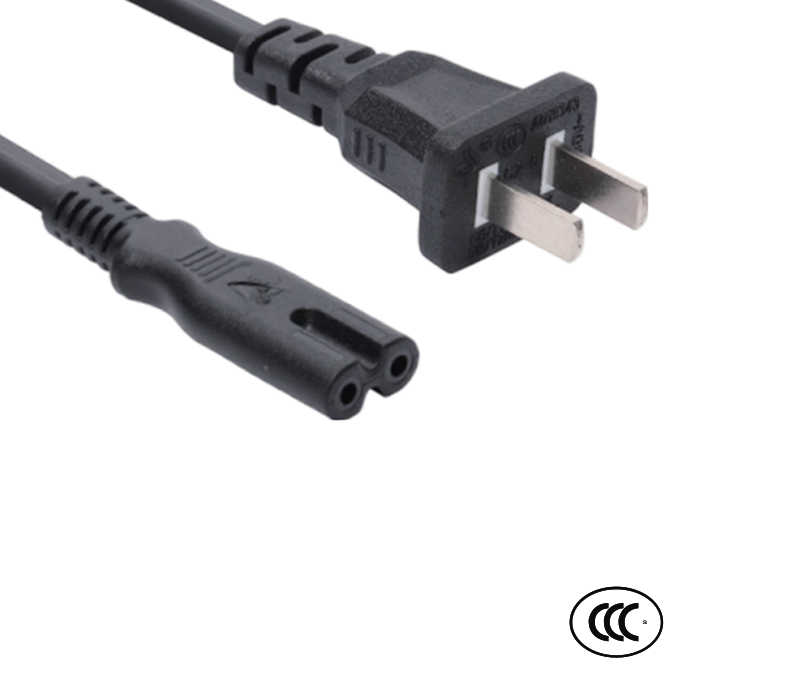 C2-6/10+ST2 10A 250V Двухконтактная вилка китайского стандарта с разъемом IEC C7