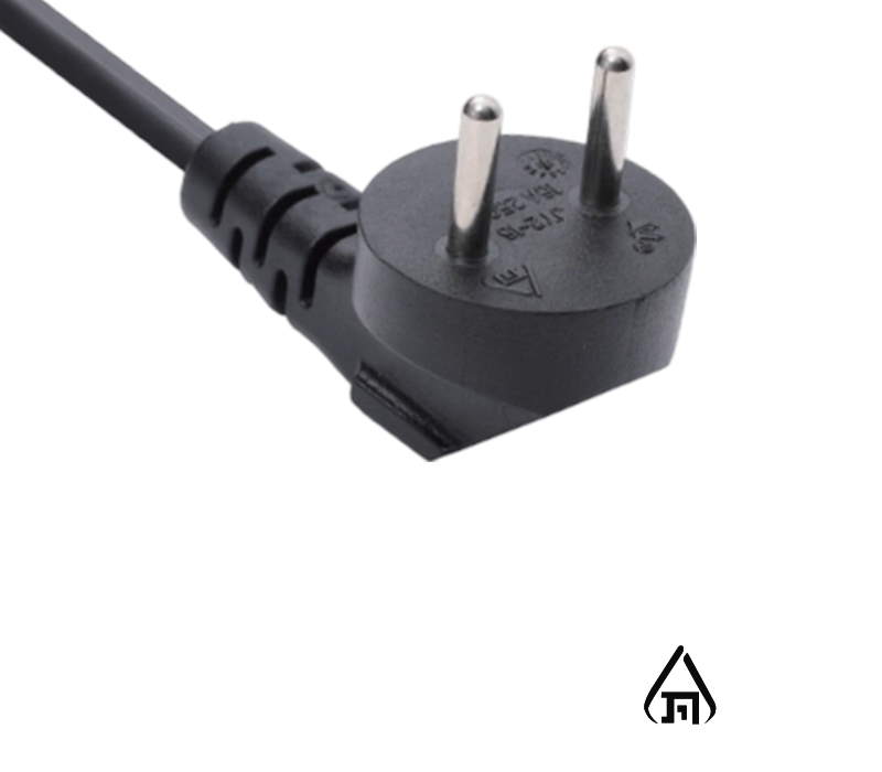 JY2-16 16A 250V Двухконтактная угловая вилка под углом 90 градусов, Израиль